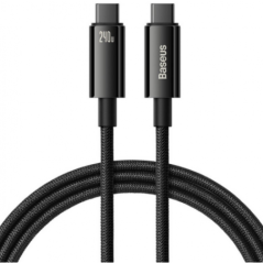 CABLU alimentare si date Baseus Tungsten Gold- Fast Charging Data Cable pt. smartphone- USB Type-C la USB Type-C 240W- braided-