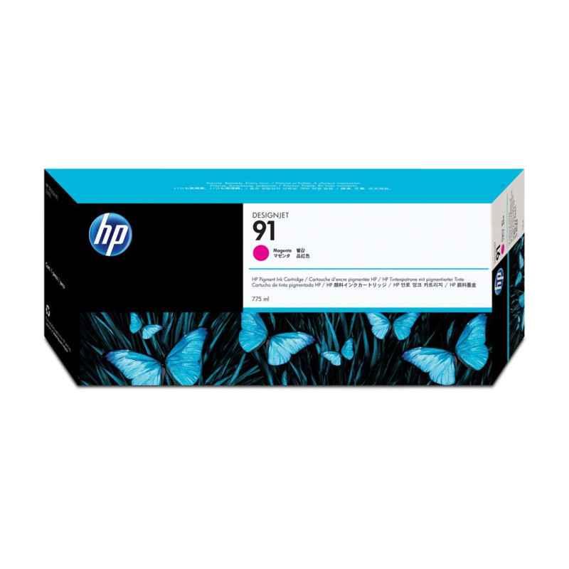 Cartus Cerneala Original HP Magenta- nr.91- pentru DesignJet Z6100- 775ml-timbru verde 0.15 lei)C9468A