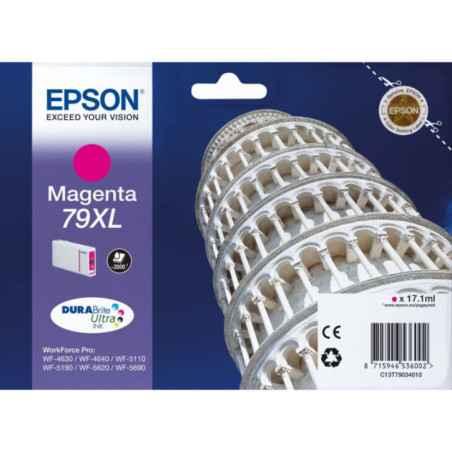 Cartus Cerneala Original Epson Magenta- T790340- pentru Workforce Pro WP-5110-51490-5620-5690- -timbru verde 0.15 lei)- C13T7903