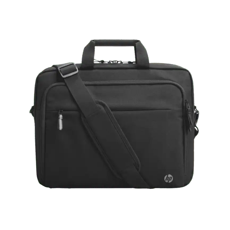 GEANTA HP- pt. notebook de max 15.6 inch- 1 compartiment- buzunar frontal x 2 - buzunar dorsal x 2- 610 g- poliester- negru- 3E5