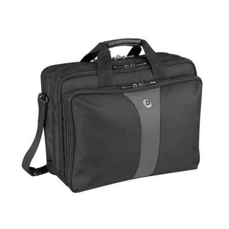 GENTI si RUCSACURI Wenger Legacy 17 inch Triple Gusset Brief- Black/Gray 600655