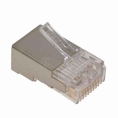 Conector RJ45 8p8c, FTP categ 5e (pret pentru 100buc