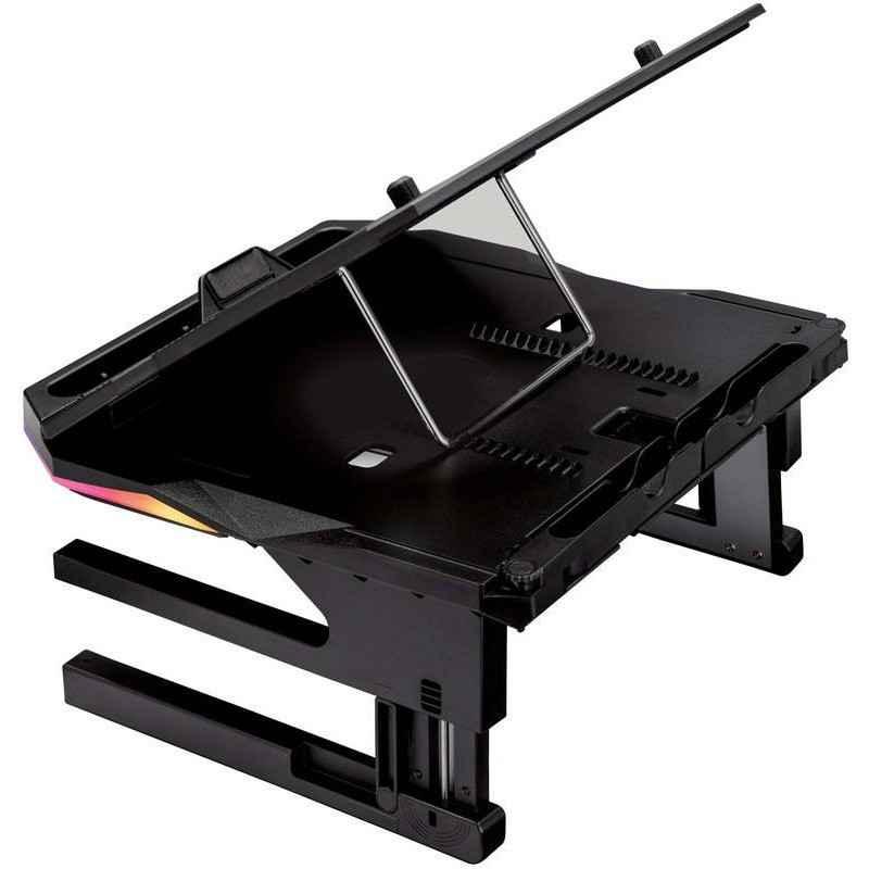 STAND NOTEBOOK VERBATIM PORTUS X2 RGB 17 NEGRU 48843