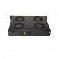 Baterie de 4 ventilatoare+ termostat, alimentare 230V, cu montare pe sina 1U, pentru rack-uri stand alone