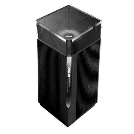 ASUS ZenWiFi Pro ET12 2 pack Wireless-AXE11000 Tri Band 2.5Gigabit Router 802.11 a/b/g/n/ac/ax/wifi6E 90IG05Z0-MO3A20timbru verd