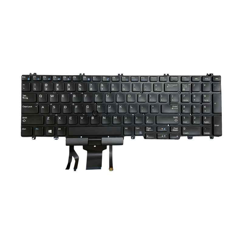 Tastatura laptop Dell Precision 7530 7730 E7530 M7530 7540 7740 0DK60 266YW 0266YW 06P79 Backlit Pointer