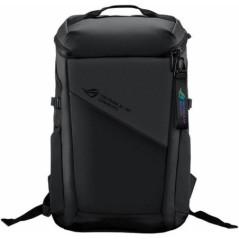 RUCSAC ASUS- pt. notebook de max 17 inch- 2 compartimente- buzunar frontal - buzunar lateral x 2- 930 g- poliester- negru- 90XB0