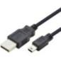 Cablu TB USB - Mini USB 1m. negru