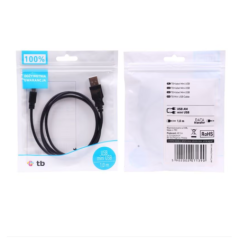 Cablu TB USB - Mini USB 1m. negru