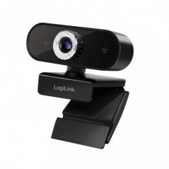 CAMERA WEB LOGILINK senzor. 1080p Full-HD cu rezolutie video 1920x1080, inclinare 30grade- rotatie 180grade- microfon- cablu 1.4