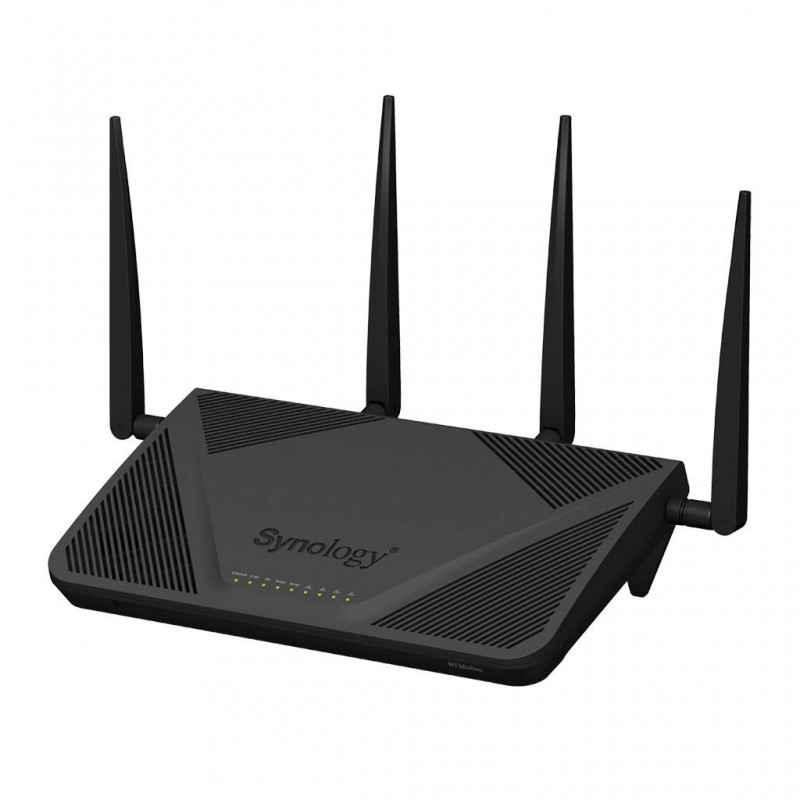 ROUTER SYNOLOGY - wireless- 2600 Mbps- port LAN 10/100/1000 x 4- port WAN 10/100/1000 x 3- antena interna x 4- RT2600actimbru ve