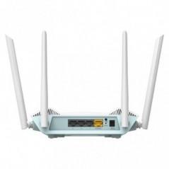 ROUTER D-Link wireless AX1500-1 x WAN Gigabit- 3 porturi LAN Gigabit- 2.4 Ghz/5 Ghz dual band- 4 antene externe- WI-FI 6 R15timb