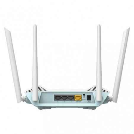 ROUTER D-Link wireless AX1500-1 x WAN Gigabit- 3 porturi LAN Gigabit- 2.4 Ghz/5 Ghz dual band- 4 antene externe- WI-FI 6 R15timb
