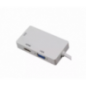 Adaptor HUB 3 in 1 DisplayPort la HDMI + VGA + DVI 22 cm
