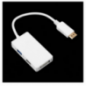 Adaptor HUB 3 in 1 DisplayPort la HDMI + VGA + DVI 22 cm