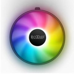 COOLER PCCOOLER- skt universal- racire cu aer- vent 120 mm x 1- 1800 rpm- fixed LED RGB E126M PROtimbru verde 08 lei)