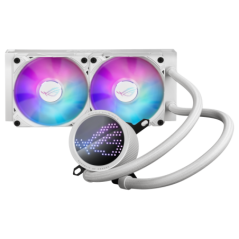 Cooler Asus ROG RYUO III 240AW- skt universal- racire cu lichid- ventilator 120 mm x 2- 2200 rpm- iluminat ARGB- ROG RYUO III 24