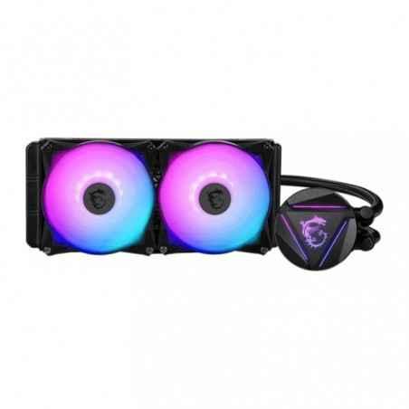 Cooler MSI MAG CORELIQUID 240R V2- skt universal- racire cu lichid- ventilator 120 mm x 2- 2000 rpm- iluminat ARGB- MAG CORELIQU