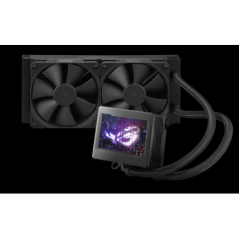 Cooler Asus ROG RYUJIN III 240- skt universal- racire cu lichid- ventilator 120 mm x 2- 2000 rpm- iluminat ARGB- ROG RYUJIN III
