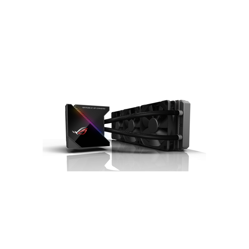 Cooler Asus ROG RYUJIN III 360- skt universal- racire cu lichid- ventilator 120 mm x 3- 2000 rpm- iluminat ARGB- ROG RYUJIN III