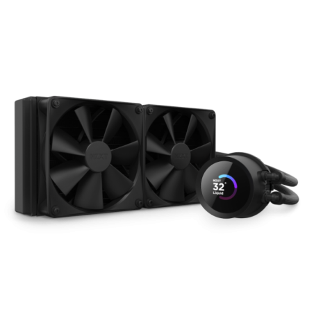 Cooler NZXT Kraken 240- skt universal- racire cu lichid- ventilator 120 mm x 2- 1800 rpm- RL-KN240-B1timbru verde 200 lei)