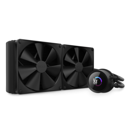 Cooler NZXT Kraken 280- skt universal- racire cu lichid- ventilator 140 mm x 2 - 1500 rpm- RL-KN280-B1timbru verde 200 lei)