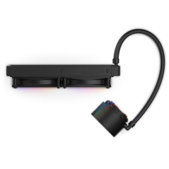 Cooler NZXT Kraken Elite 240 RGB- skt universal- racire cu lichid- ventilator 120 mm x 2- 1800 rpm- iluminat RGB- RL-KR24E-B1tim