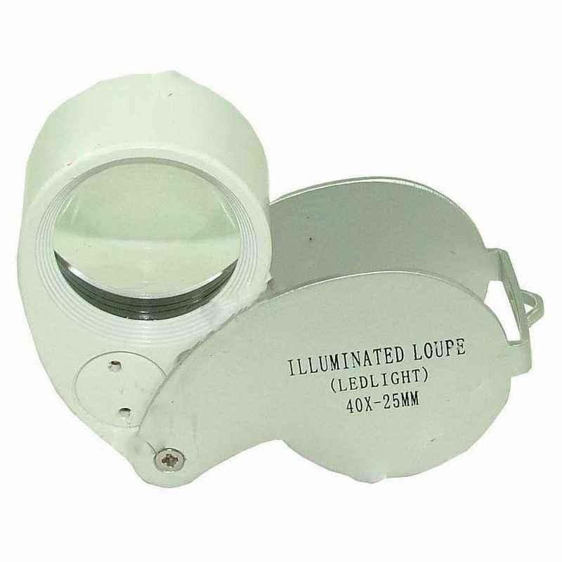Lupa cu iluminare LED - 40x-25 mm - MG21011