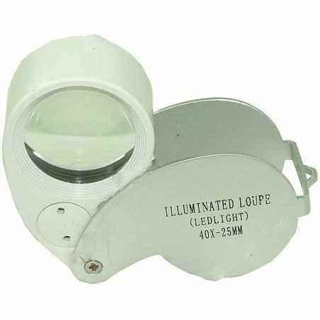 Lupa cu iluminare LED - 40x-25 mm - MG21011