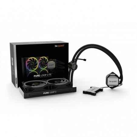 COOLER be quiet! PURE LOOP 2 FX-racire lichid-skt Intel LGA 1700/1200/115x/2011-v3- AMD AM5/AM4-radiator aluminiu-pompa 5500 rpm