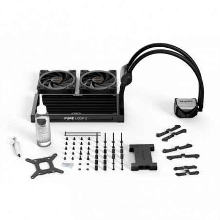 COOLER be quiet! PURE LOOP 2 FX-racire lichid-skt Intel LGA 1700/1200/115x/2011-v3- AMD AM5/AM4-radiator aluminiu-pompa 5500 rpm