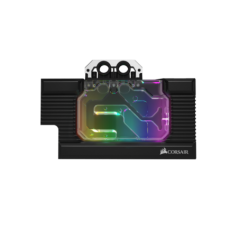WATER block CORSAIR- filet G1/4- pt placa video 2080 FE- pt filet G 1/4- luminat RGB- black- CX-9020008-WW