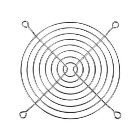 Grila ventilator ARCTIC- compatibil ventilatoare de 120mm- otel cromat- culoare argintie- ACFAN00087A