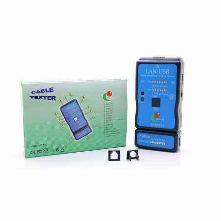 Tester pentru verificarea cablurilor UTP (RJ45) si USB