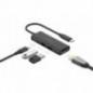 DOCKING Station A4tech universal- 4-in-1- conectare PC USB Type C- USB-Cx1- USB-A 30x1- USB-A 20x1- porturi video HDMIx1 4K@30Hz