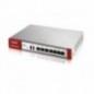 FIREWALL ZYXEL USGFLEX200- 4x LAN/DMZ- 2x WAN- 1x SFP- 550 Mbps- IKEv2- IPSec- SSL- L2TP/IPSec-rackabil- fanless- USGFLEX200-EU0
