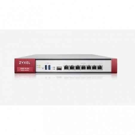 FIREWALL ZYXEL USGFLEX200- 4x LAN/DMZ- 2x WAN- 2x SFP- 450 Mbps- IKEv2- IPSec- SSL- L2TP/IPSec- fanless- USGFLEX200-EU0102Ftimbr