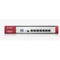 FIREWALL ZYXEL USGFLEX500- 7x LAN/DMZ- 1x SFP- 810 Mbps- IKEv2- IPSec- SSL- L2TP/IPSec- fanless- USGFLEX500-EU0101Ftimbru verde