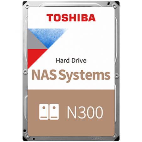 HDD TOSHIBA 6TB- N300- 7200 rpm- buffer 256 MB- pt NAS- HDWG460UZSVA