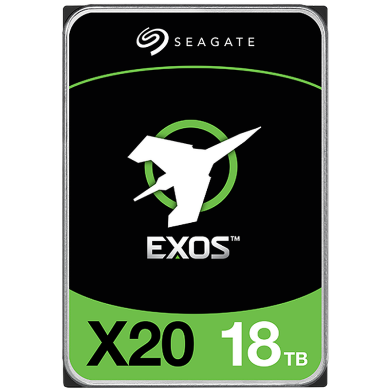 SEAGATE Exos X20 18TB HDD SATA 6Gb/s 7200RPM 256MB cache 35inch 512e/4KN Standard- ST18000NM003D