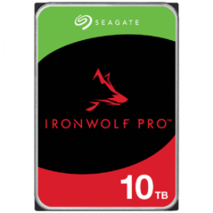 HDD NAS SEAGATE IronWolf Pro 10TB CMR 35- 256MB- SATA 6Gbps- 7200RPM- RV Sensors- Rescue Data Recovery Services 3 ani- TBW: 550T