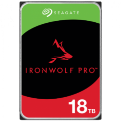 HDD NAS SEAGATE IronWolf Pro 18TB CMR 35- 256MB- SATA 6Gbps- 7200RPM- RV Sensors- Rescue Data Recovery Services 3 ani- TBW: 550T