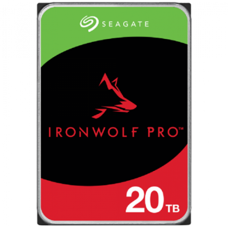 HDD NAS SEAGATE IronWolf Pro 20TB CMR 35- 256MB- SATA 6Gbps- 7200RPM- RV Sensors- Rescue Data Recovery Services 3 ani- TBW: 550T