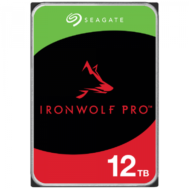 HDD NAS SEAGATE IronWolf Pro 12TB CMR 35- 256MB- SATA 6Gbps- 7200RPM- RV Sensors- Rescue Data Recovery Services 3 ani- TBW: 550T