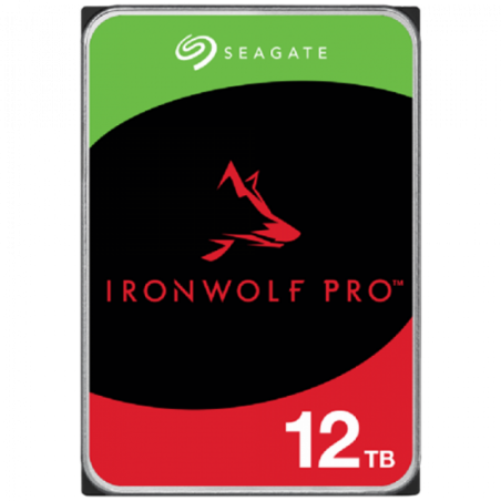 HDD NAS SEAGATE IronWolf Pro 12TB CMR 35- 256MB- SATA 6Gbps- 7200RPM- RV Sensors- Rescue Data Recovery Services 3 ani- TBW: 550T