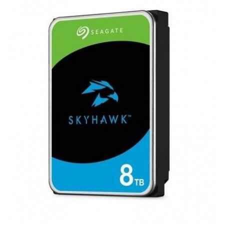 HDD Video Surveillance SEAGATE SkyHawk 8TB CMR- 35- 256MB- SATA- RV Sensors- Rescue Data Recovery Services 3 ani- TBW: 180- Heal