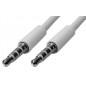 Cablu A/V jack tata 3.5mm 4 contacte jack tata 3.5mm 4 contacte - alb - 1 m