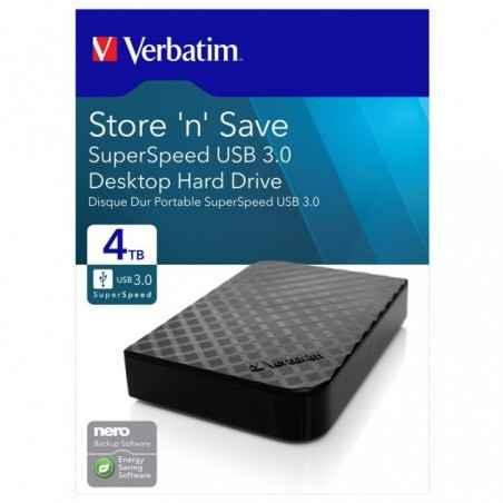 HDD extern Verbatim SnS 4TB USB 30 47685timbru verde 08 lei)