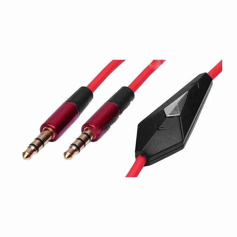 Cablu A/V jack tata 3.5mm 3 contacte - jack tata 3.5mm 4 contacte + microfon - 1.1 m Cablu A/V jack tata 3.5mm 3 contacte - jack tata 3.5mm 4 contacte + microfon - 1.1 m