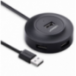 HUB extern Ugreen- CR106 porturi USB: USB 20 x 4- conectare prin USB 20- lungime 1 m- negru- 20277timbru verde 08 lei) - 6957303